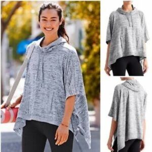 Athleta Blissful Hooded Poncho Sweater Sz.S